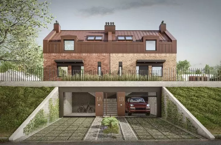 semi-detached houses
