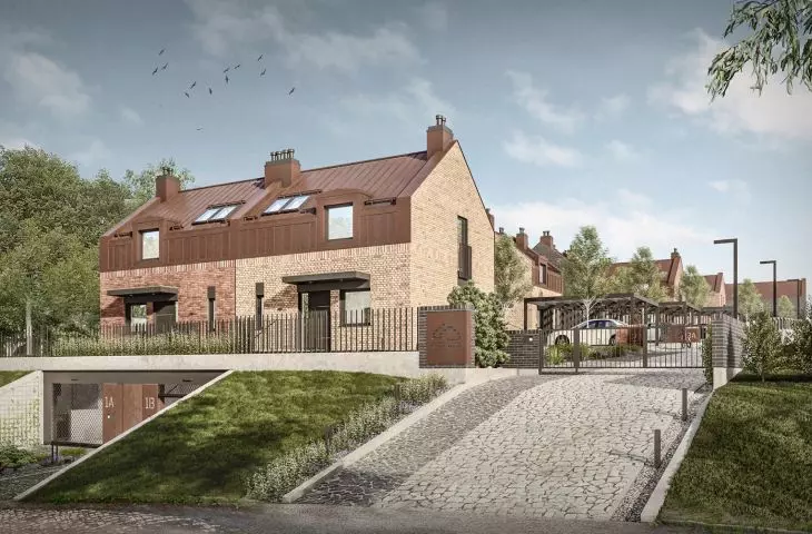 the estate is designed on a natural slope