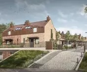 the estate is designed on a natural slope