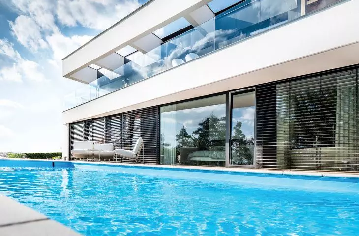 Functional and comfortable sunshades, anti-burglary roller blinds with various security features