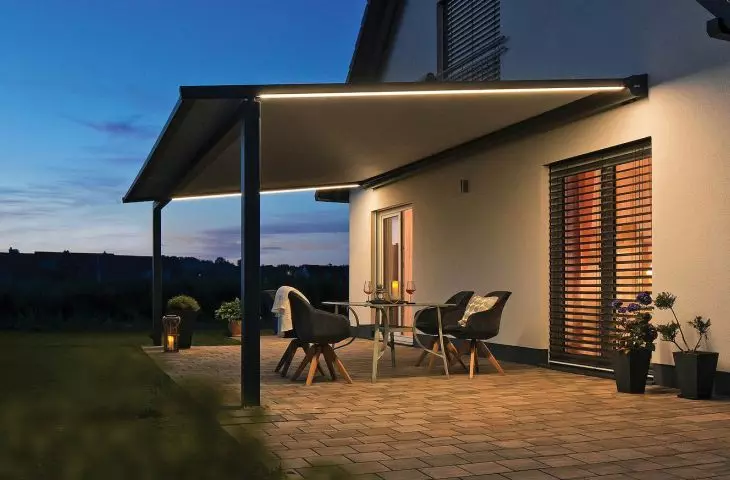 Pergola materiałowa Warema Perrea P60