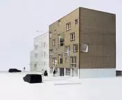 mock-up photo, view of the north elevation
