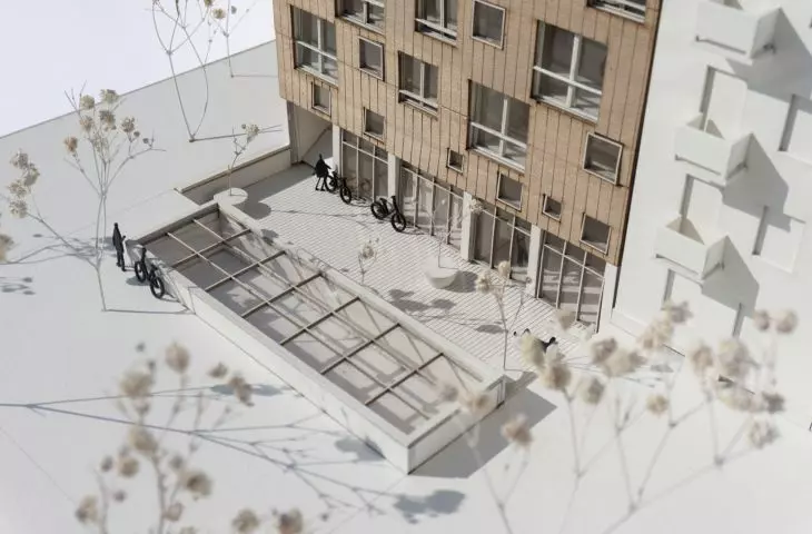 dziedziniec budynku F25