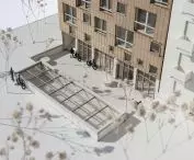 courtyard of building F25