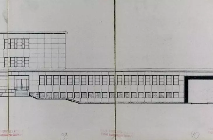Projekt elewacji szpitala