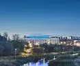 Poznan University of Technology Faculty of Architecture building with lighting from Lena Lighting