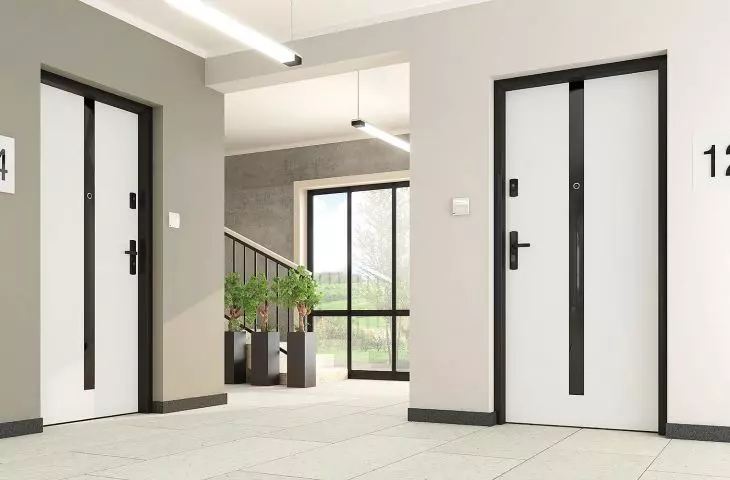 Cerber Plus RC2 door, pattern W1S glass application