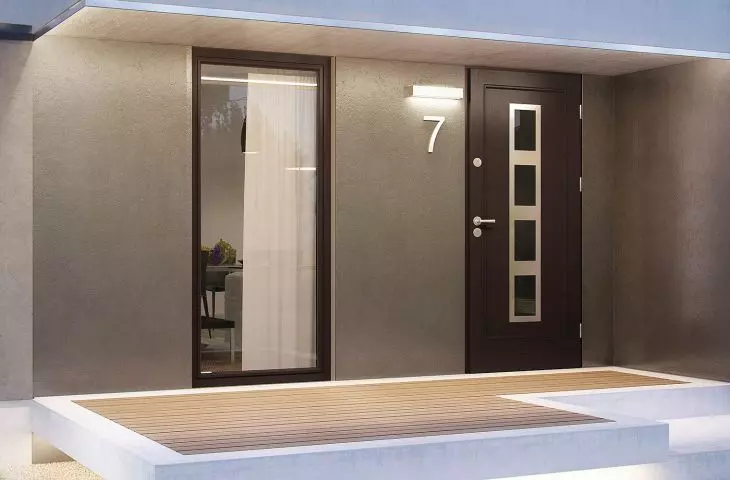 Drzwi Elegant Inox, wzór W4