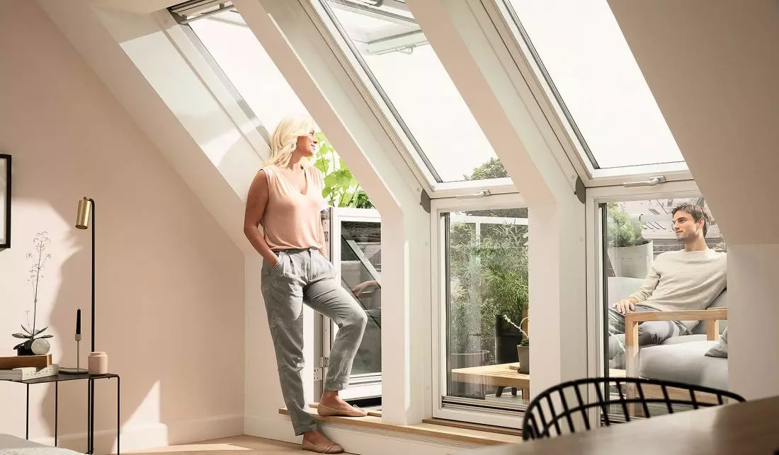 Zestawy okienne VELUX –
więcej światła i panoramiczny widok © VELUX