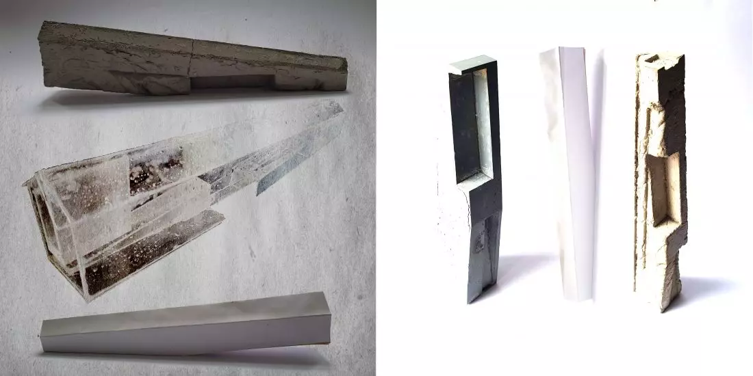 Model domu wykonany
z betonu