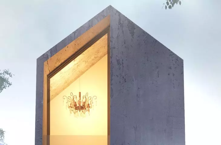 The object seems to levitate in space