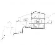 Cross-section of houses