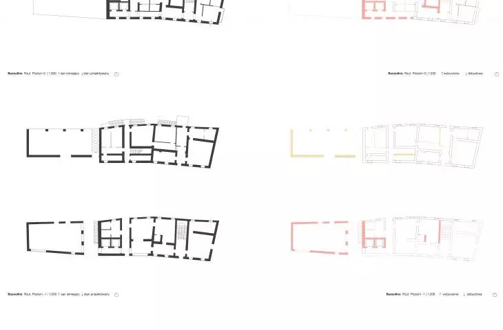 Diagram of the floor reconstruction