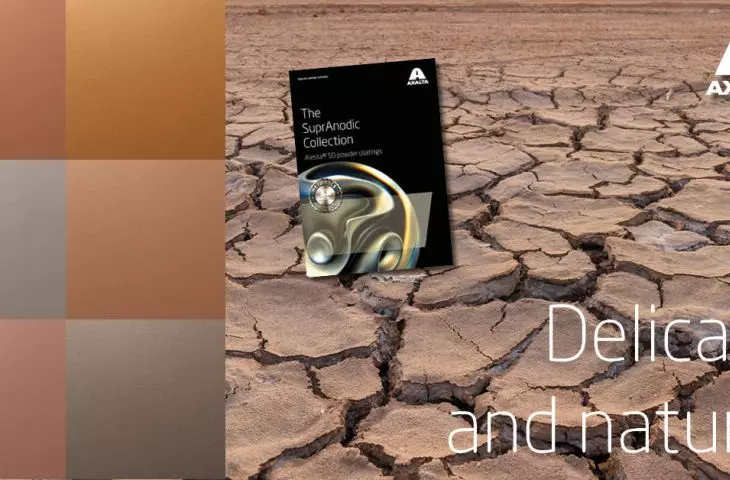 SuprAnodic - a collection of powder coatings with a metallic look