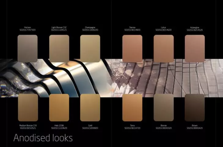 SuprAnodic - architectural powder coatings with a metallic look