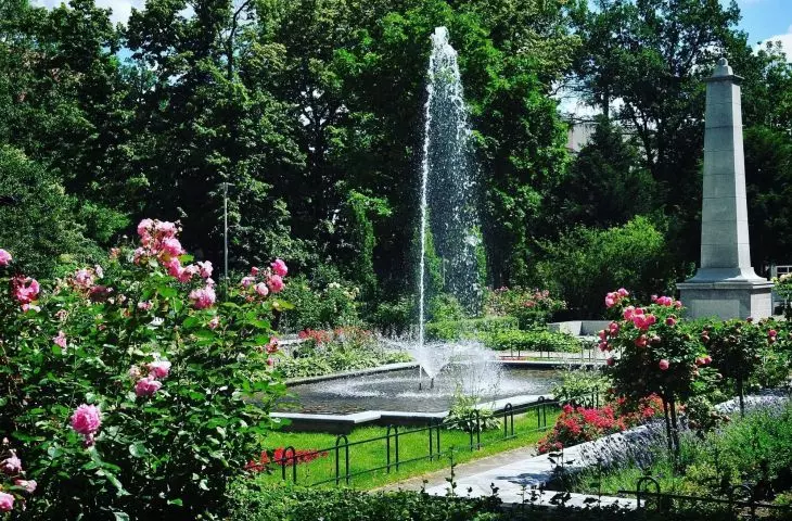 View of the Rose Garden in Swidnica