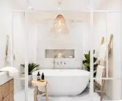 bright, spacious bathroom