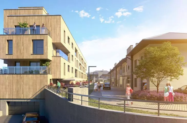 visualization of the body of the building