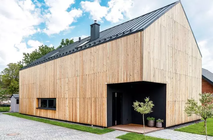House in Czeladz, minimalist body
