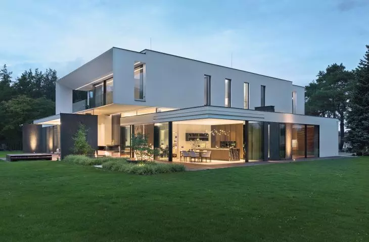 The house near Poznań is an impressive size