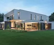 The house near Poznań is an impressive size