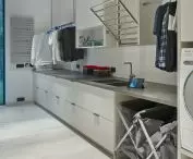 Bright laundry room