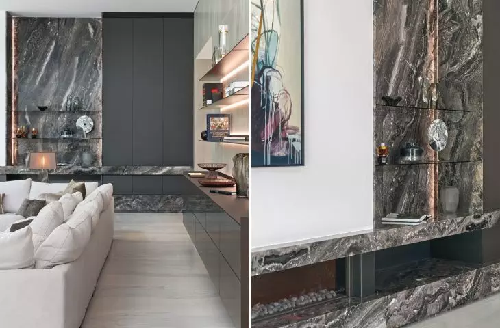 Decorative elements in the living room
