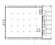 Farmina office building, 1st floor plan