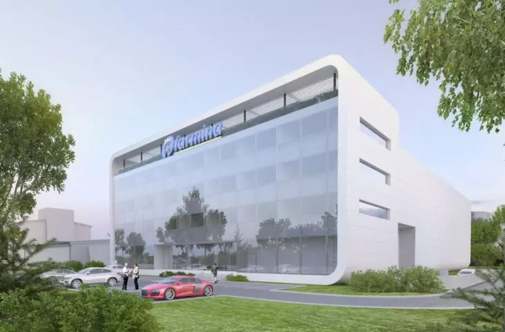 Farmina office building, visualization