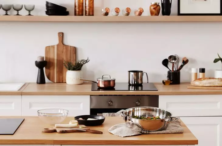 Pleasant kitchen space