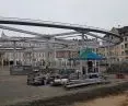 Lazarus Market - the construction of a common canopy for traders is already visible.