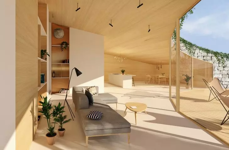 View of the living area