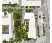 Kashubian Square residence, site plan