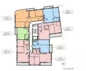 Kashubian Square residence, third floor plan