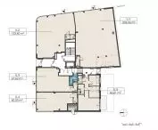 Kashubian Square residence, first floor plan