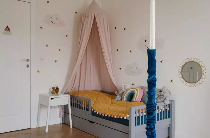 Navy blue swing