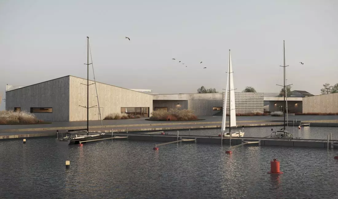 Projekt mariny
jachtowej w Rewie
