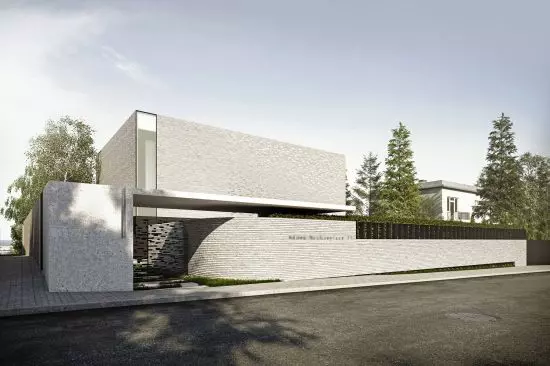 elevation of upper house elewacja upper house
