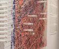 On the map are marked the locations whose fate was approximated at the exhibition