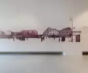 the exhibition is surrounded by a calendar in the form of a collage