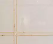 symbolizing a non-existent street, a structure made of wooden scantlings stretched with white fabric