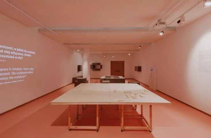 exhibition ends on the mezzanine