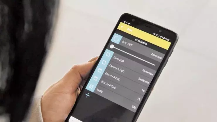 Aplikacja smart home app for managing D+H window automation systems