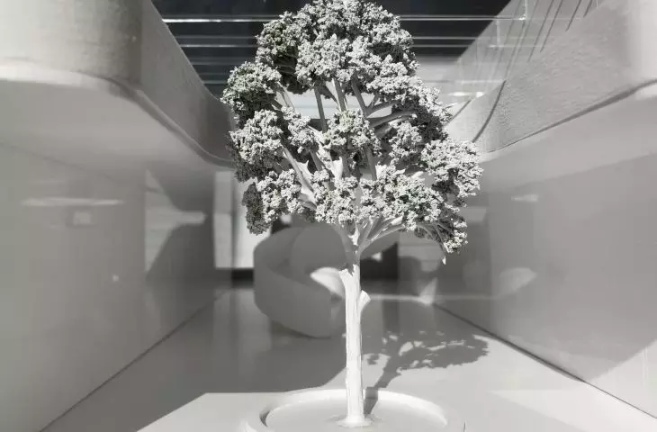 Mock-up of the building 