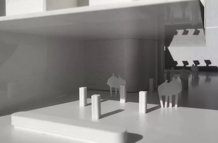 „Sensualna Przestrzeń Architektoniczna”, makieta