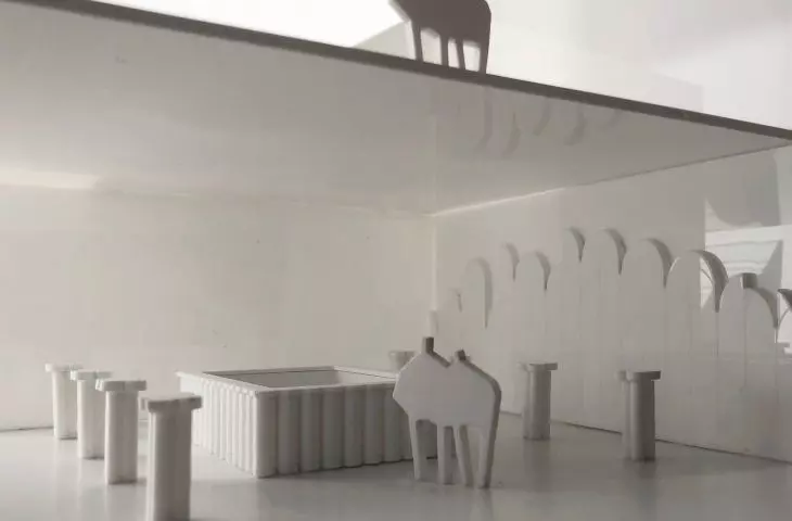 „Sensualna Przestrzeń Architektoniczna”, makieta bar