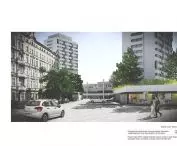  koncepcja architektoniczna, widok ulicy Wrocławczyka