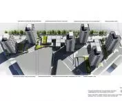  architectural concept, top view