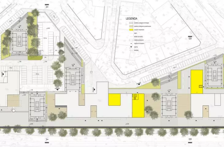 koncepcja architektoniczna, rzut platformy
