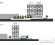 koncepcja architektoniczna, przekroje poprzeczne